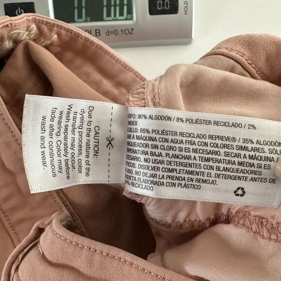 Universal Thread Peach High Rise Cut Off Raw Hem Jean Denim Shorts 8 / 29 - Picture 8 of 10